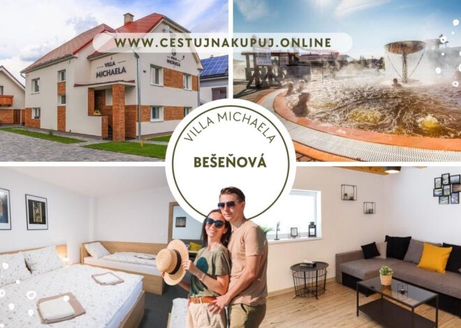 Pohodová dovolená v Bešeňové – termální voda, příroda a komfort ve Ville Michaela