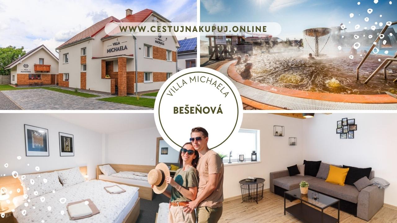 Pohodová dovolená v Bešeňové – termální voda, příroda a komfort ve Ville Michaela